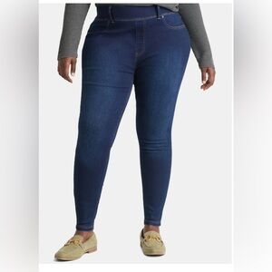 Terra & Sky Women's Skinny Pants - Navy